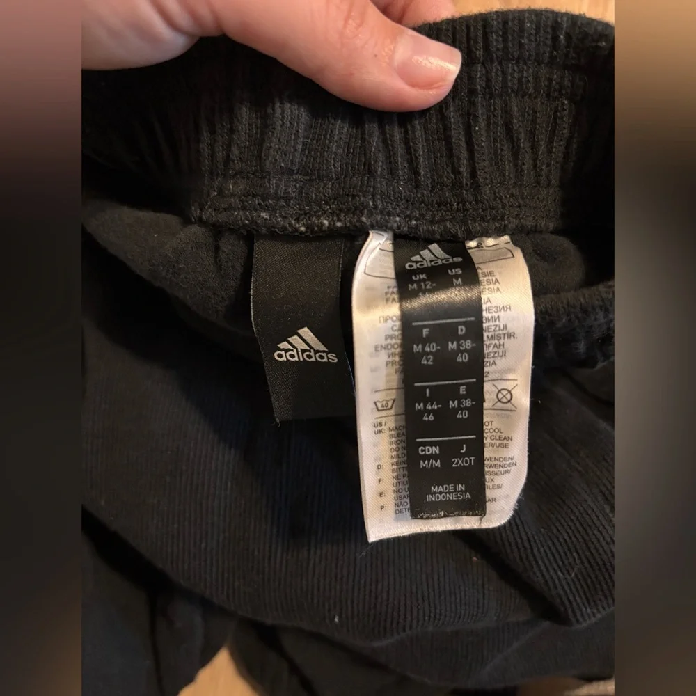 Adidas Black Sweatpant Joggers - Picture 7 of 8